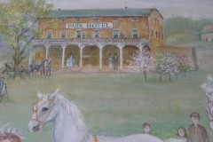 Delavan Wisconsin Post Office 53115 Park Hotel scene of the Mural