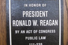 Dixon Illinois Post Office Named In Honor of Ronald Reagan 2010