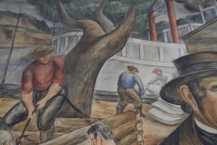 East Moline Illinois Post Office Mural 61244 Detail