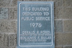 Lacrosse Wisconsin Post Office 54601 Dedication Plaque