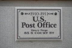 Platteville Wisconsin Post Office 53818 Plaque