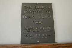 Ripon Wisconsin Post Office 54971 Dedication Plaque