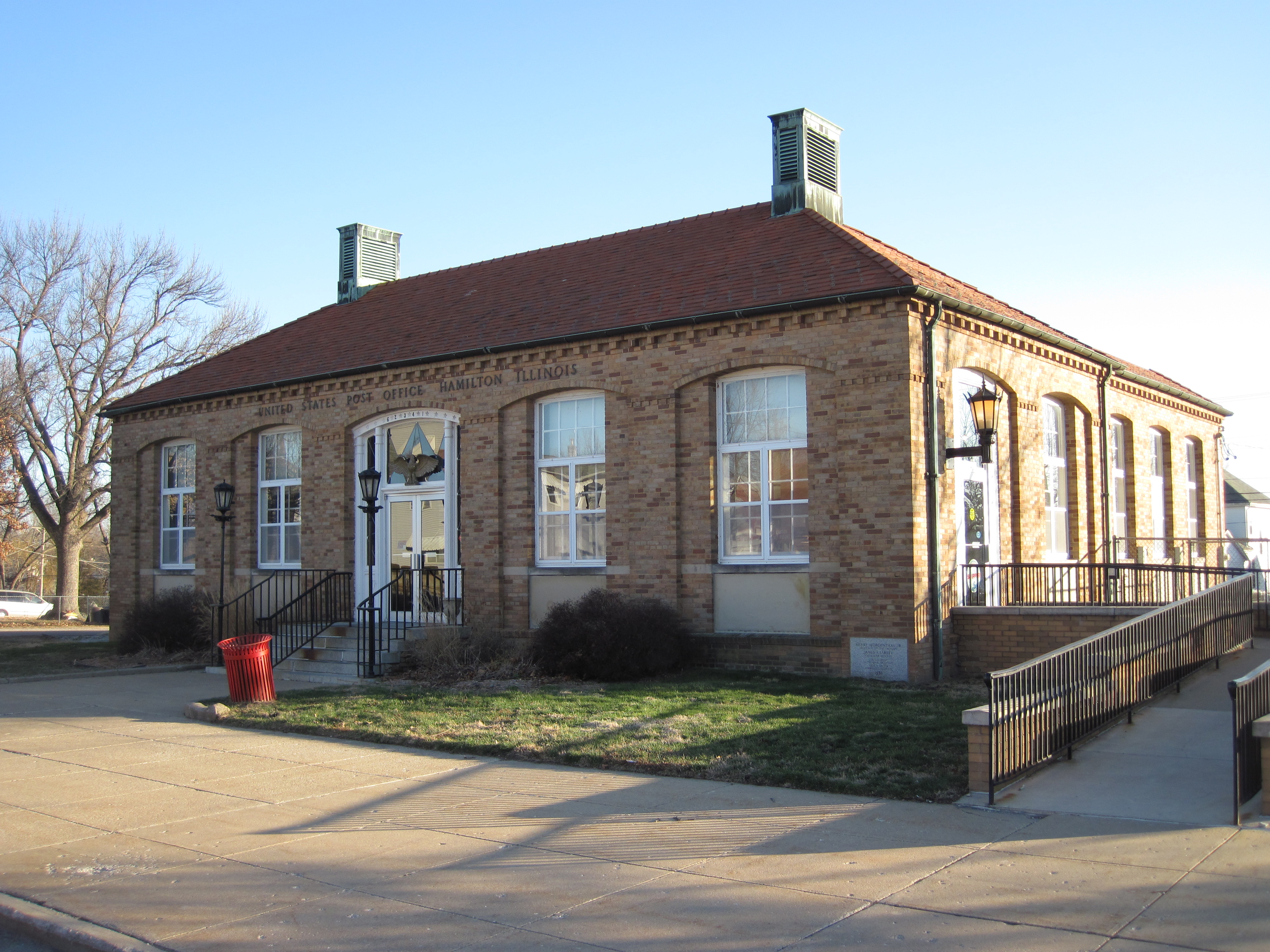 Hamilton Illinois Post Office 62341o Post Office Fans