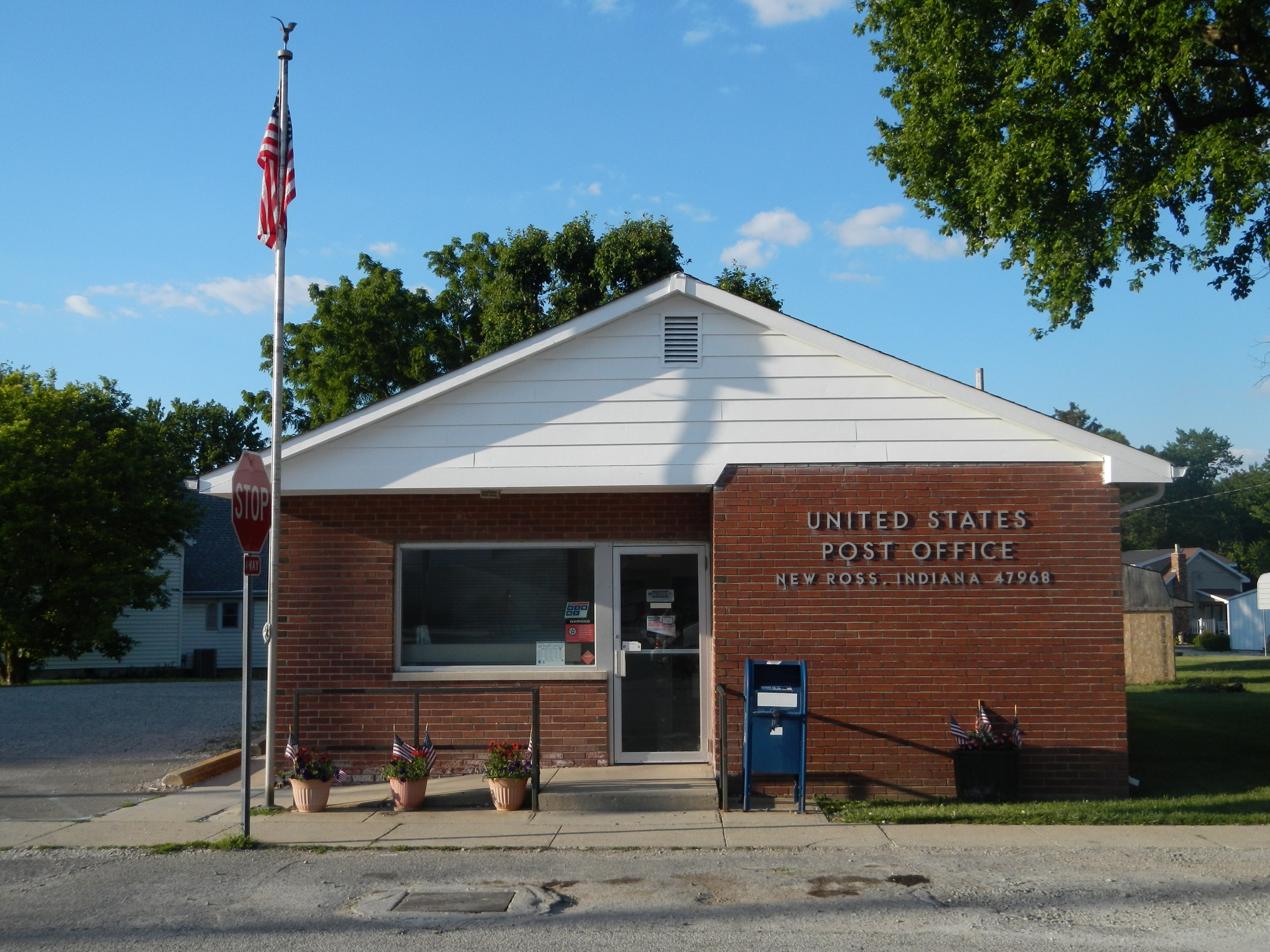 New Ross Indiana Post Office — Post Office Fans