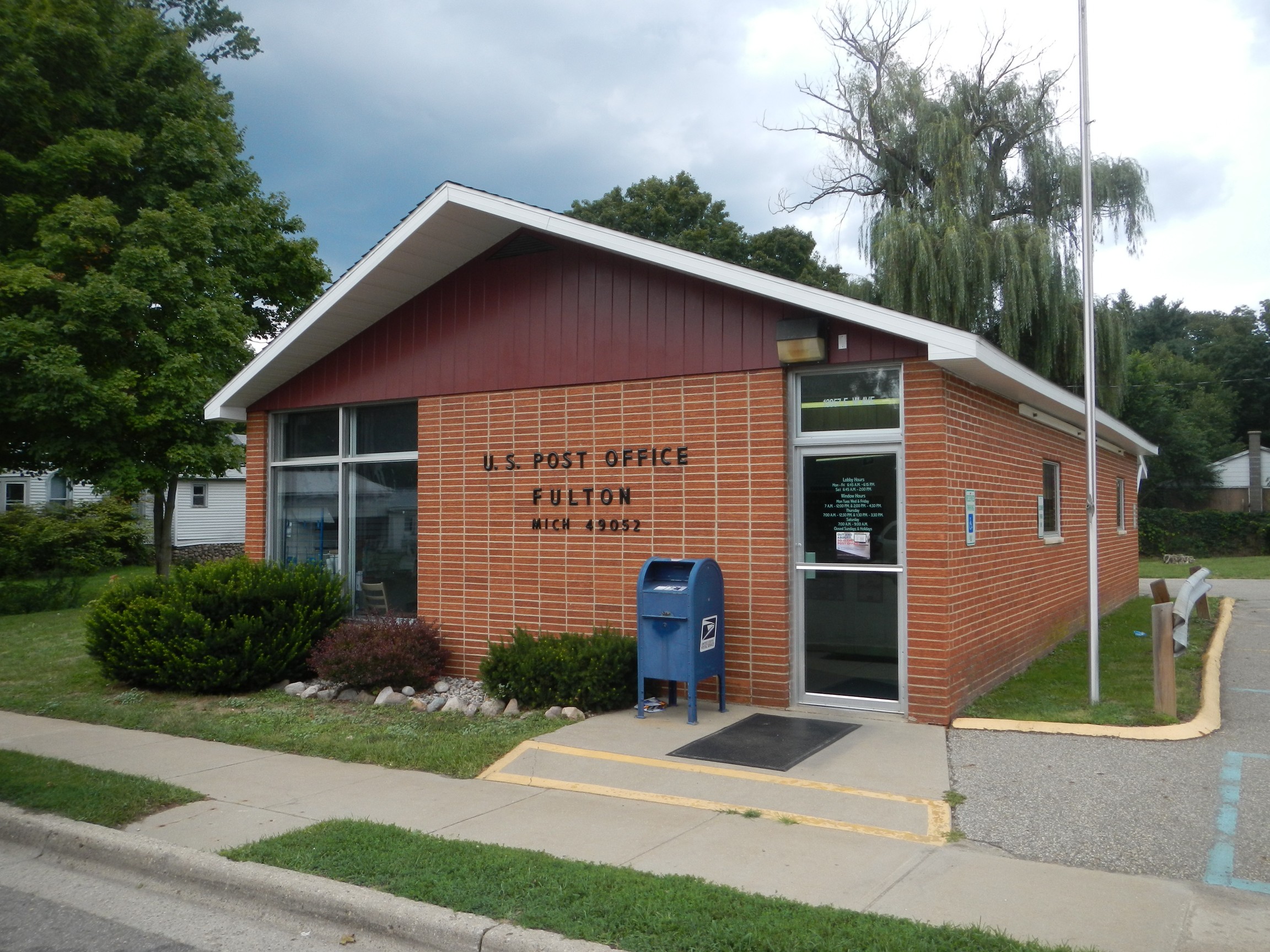 Fulton Michigan Post Office — Post Office Fans