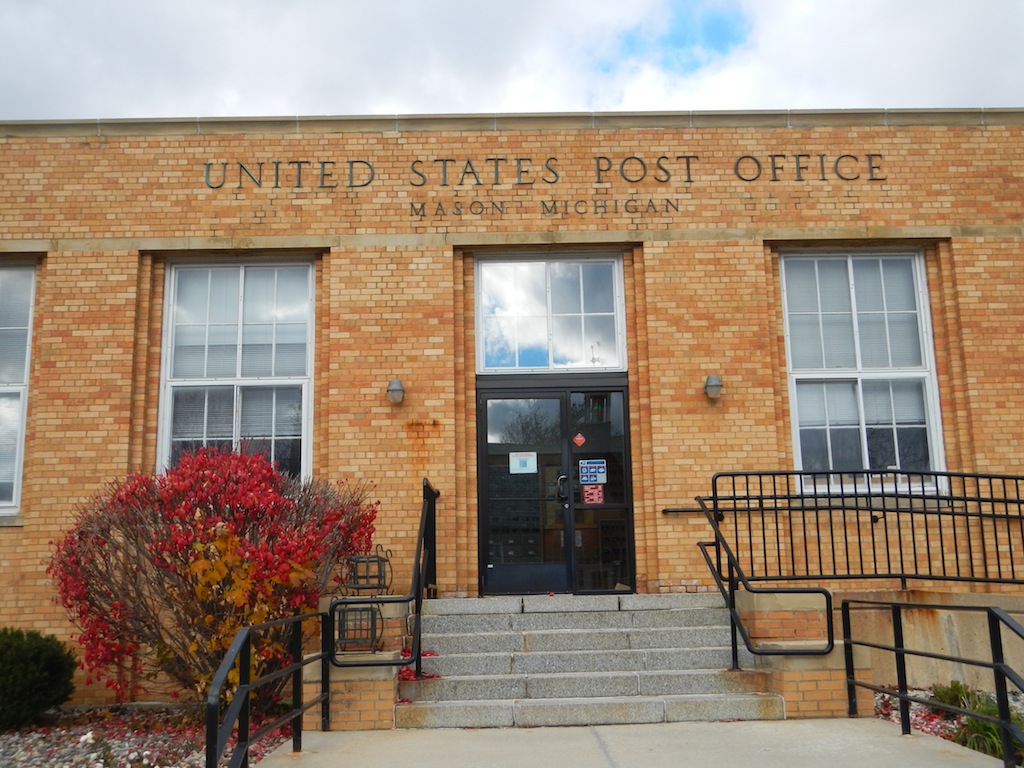 Mason Michigan Post Office 48854 — Post Office Fans