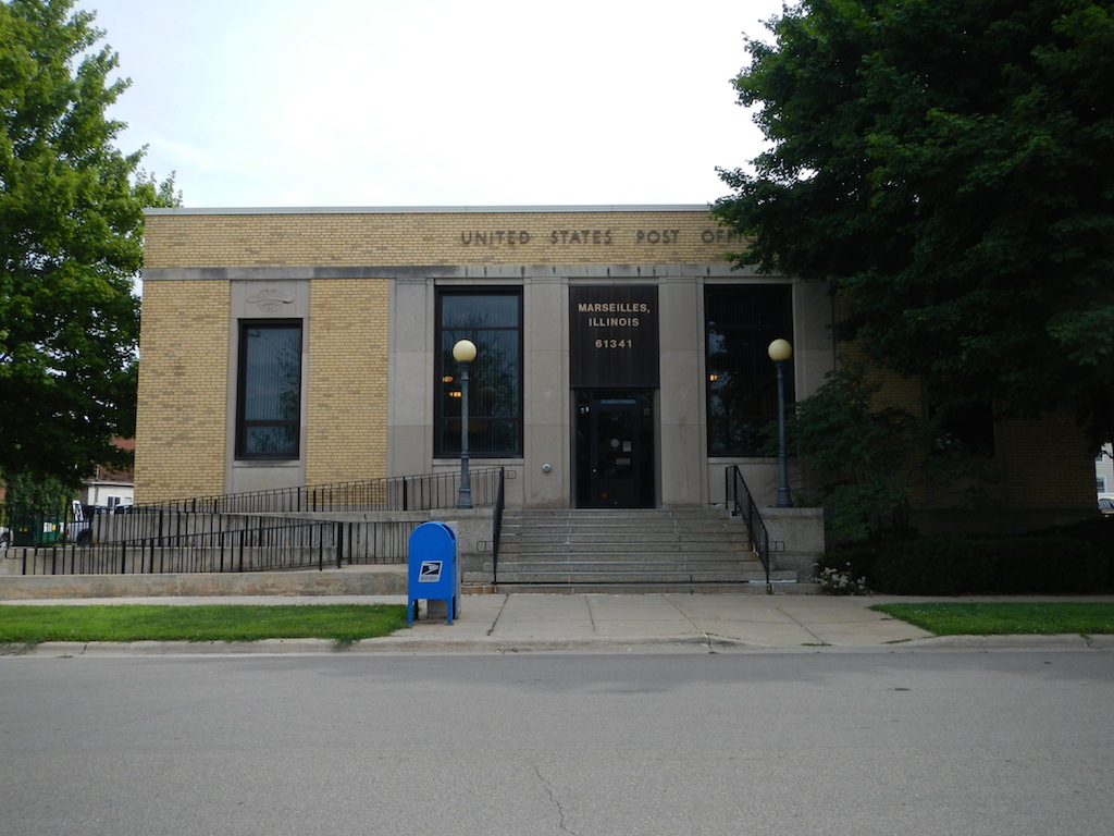 Marseilles Illinois Post Office — Post Office Fans