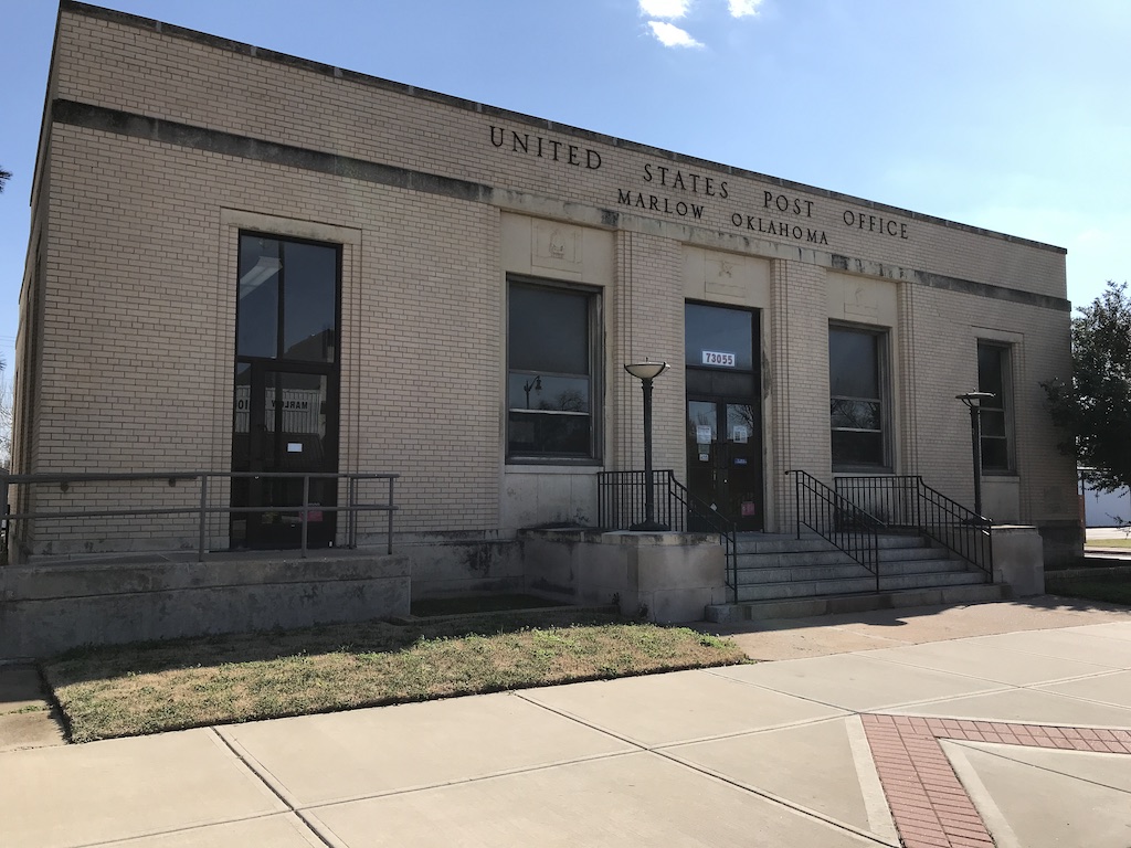 Marlow Oklahoma Post Office — Post Office Fans