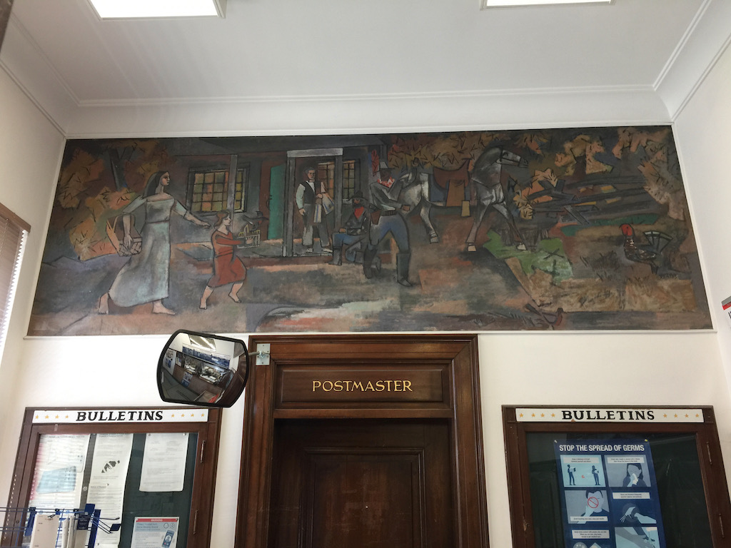 Rehoboth Beach DE Post Office 19971 Mural — Post Office Fans