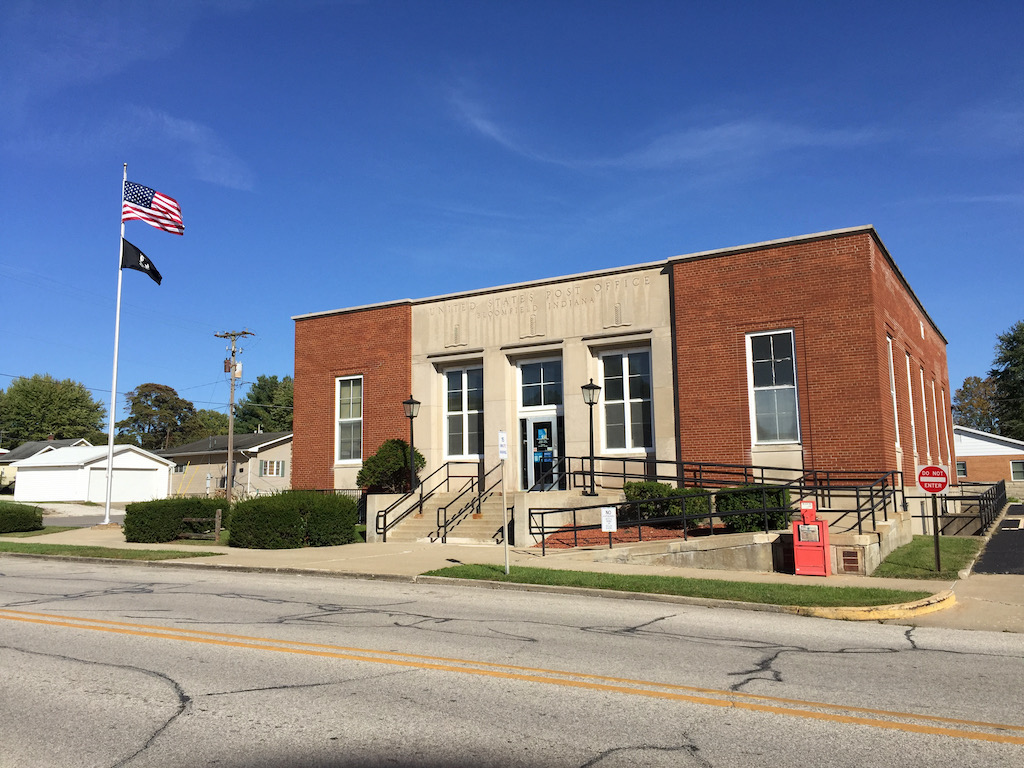 Bloomfield Indiana Post Office — Post Office Fans