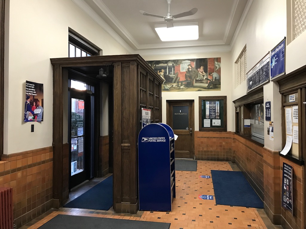 North Manchester IN Post Office 46962 Lobby — Post Office Fans