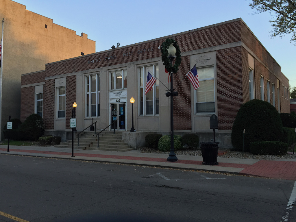 pendleton indiana post office hours